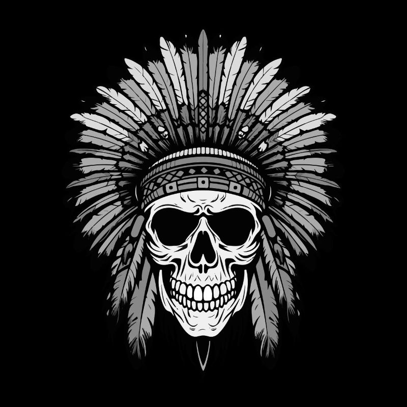 Crâne de chef indien Apache