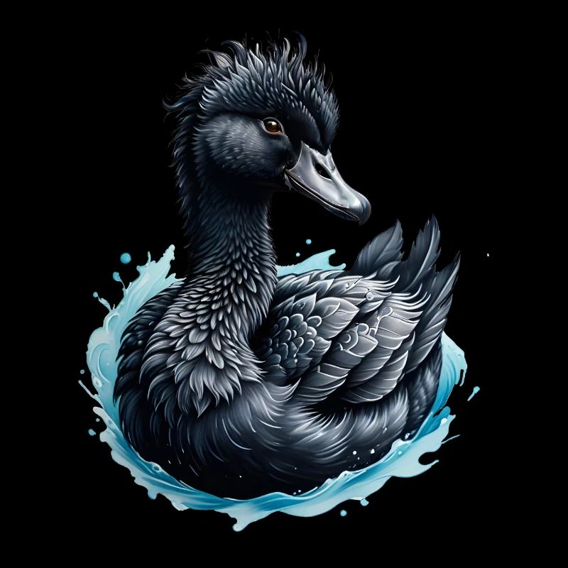 Der schwarze Schwan und die blaue Rose