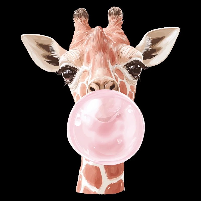 Funny Giraffe Bubble Gum