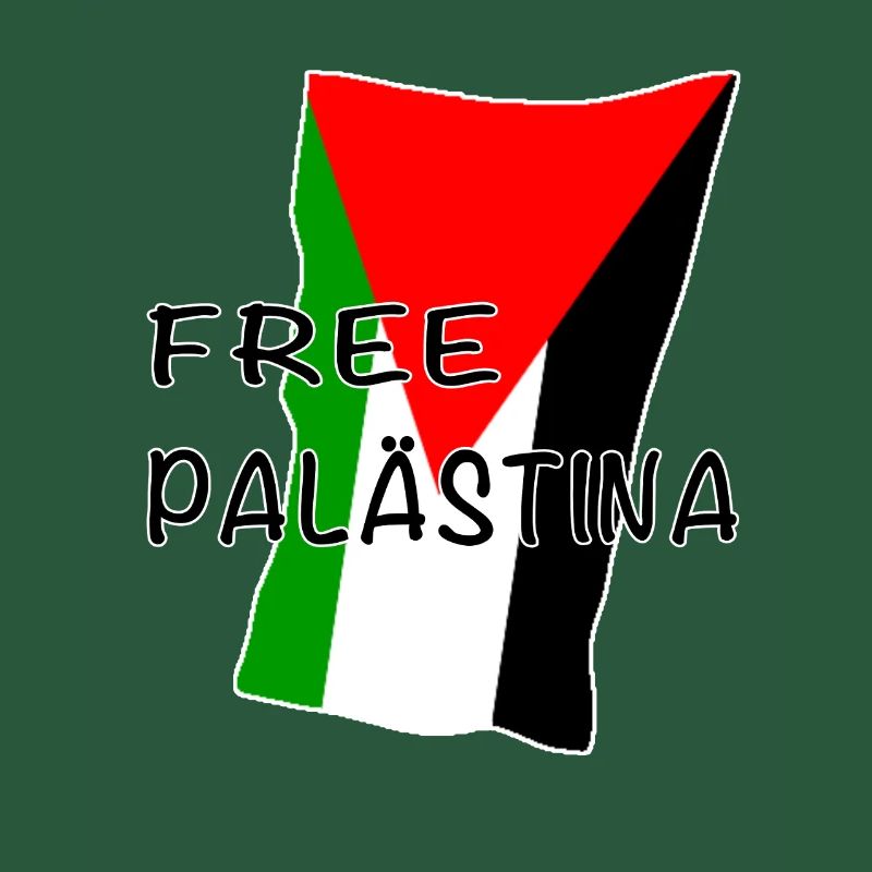Conception du drapeau de la Palestine libre