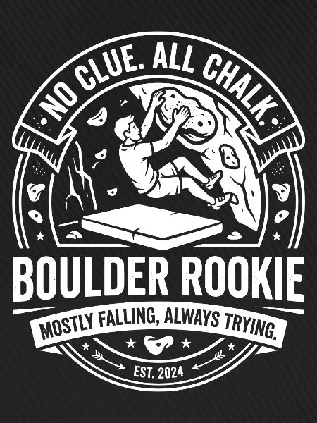 Boulder Rookie Climbing Logo