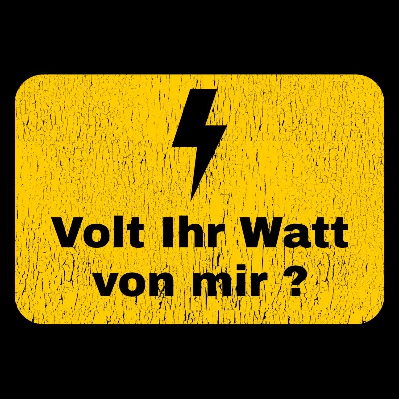 Volt Ihr Watt von mir Elektriker Geschenk