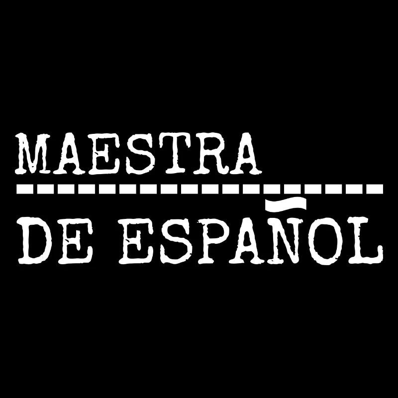 Maestra De Espanol Spanischlehrer Shirt Geschenk
