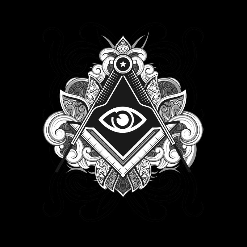 Illuminati Symbol Masonic Triangle Conspiracy Gift