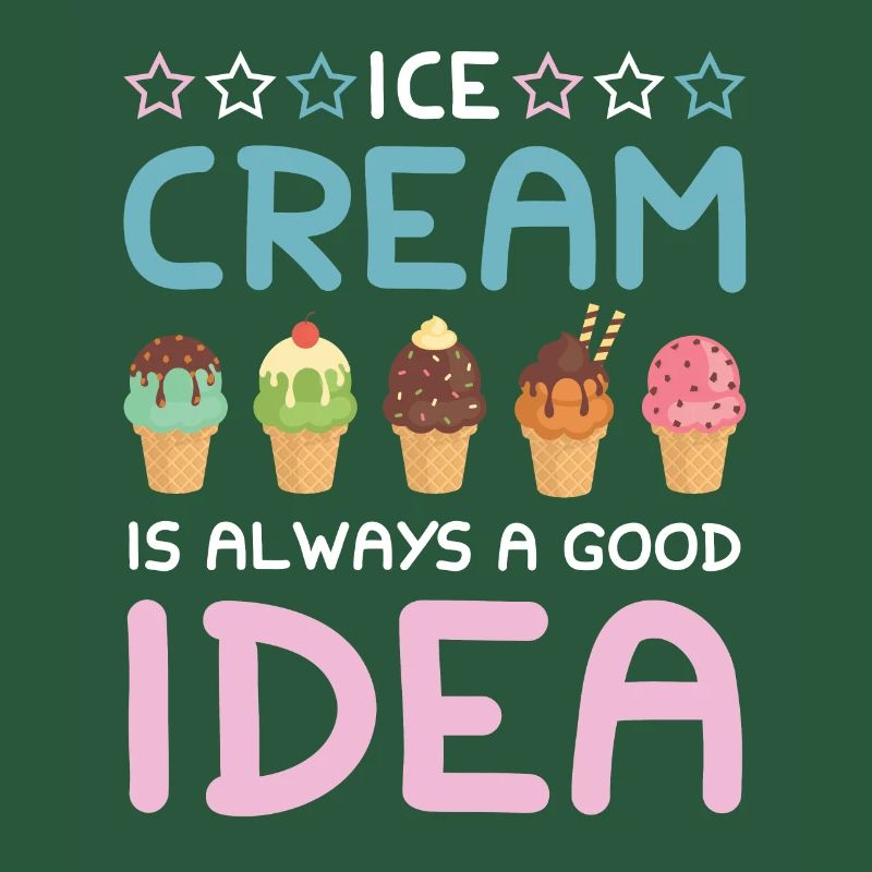 Eis Eiscreme idea Spruch