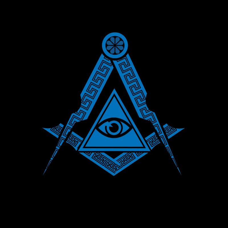 Illuminati Symbol Triangle Conspiracy Masonic Gift