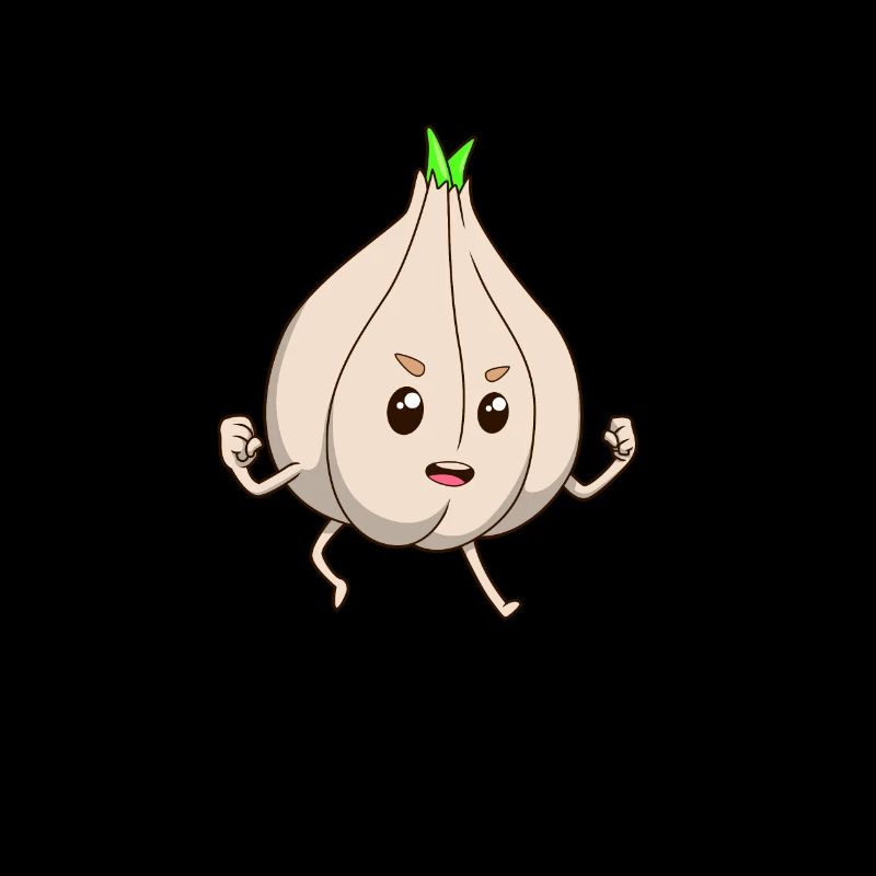 Comic Knoblauch