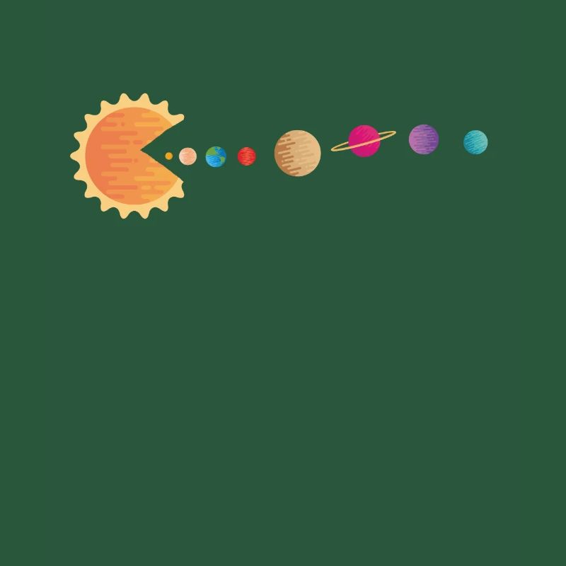 Funny Sun Planets Outer Space Galaxy Solar System