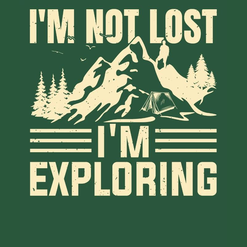 Je ne suis pas perdu J’explore Camp Camper Camping