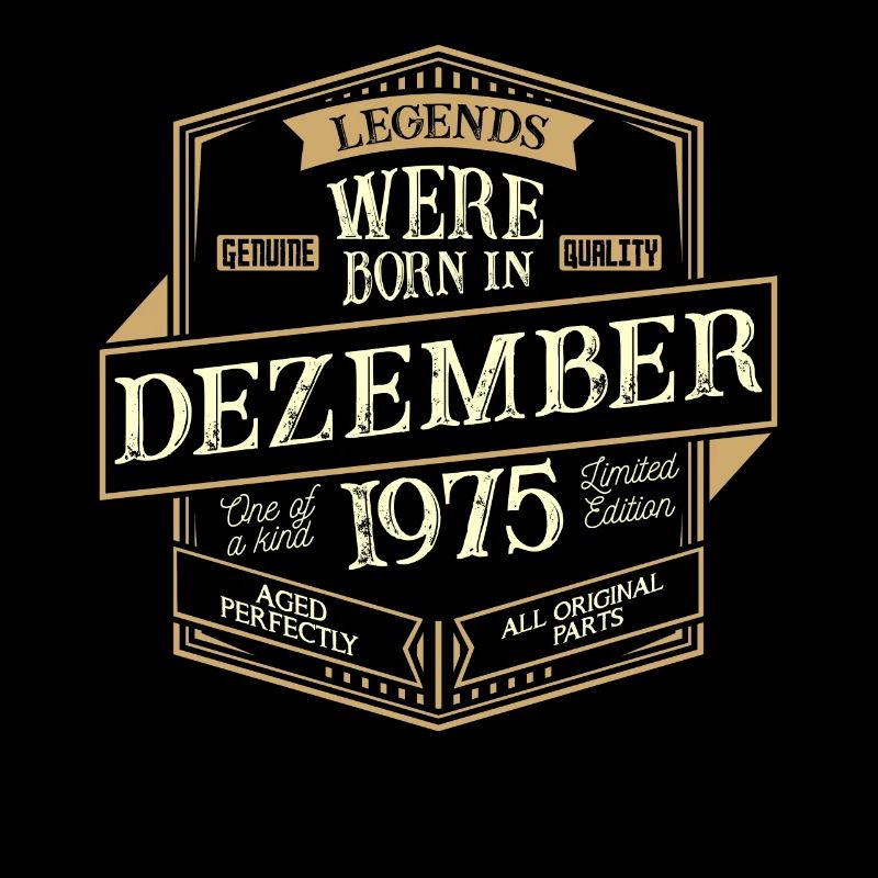Dezember 1975 Geburtstag Mann