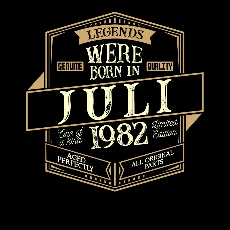 Juli 1982 Geburtstag Mann