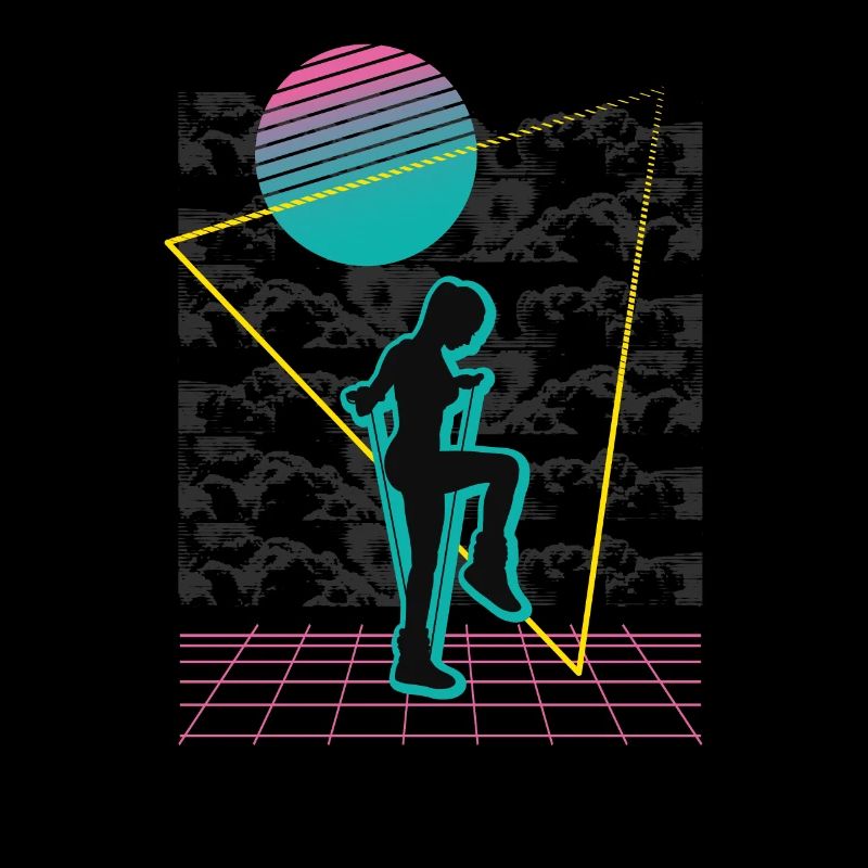 Vaporwave Rope Jumping