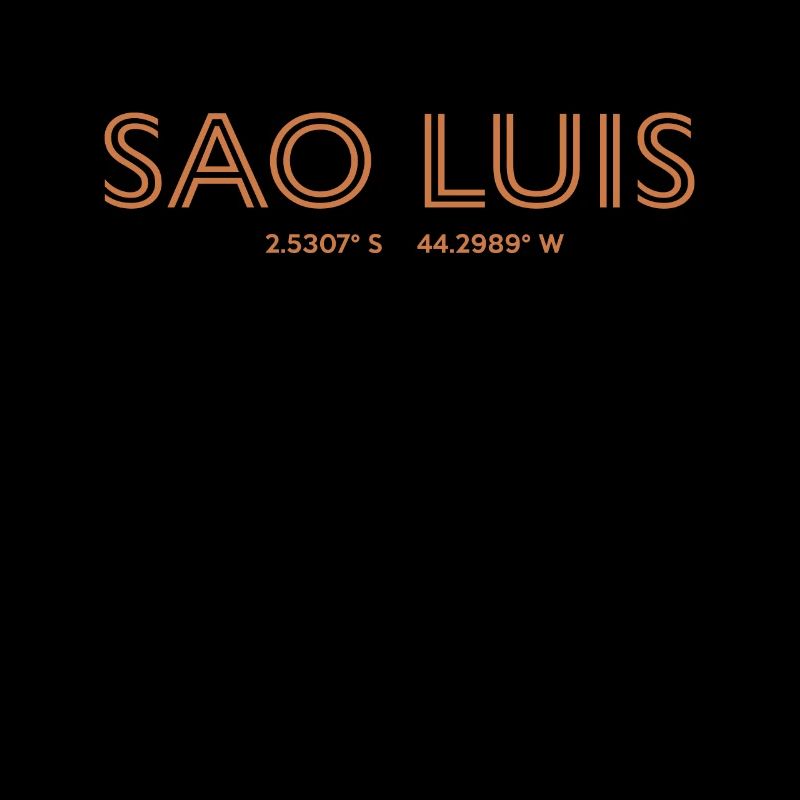 Brazil City Coordinates - Sao Luis