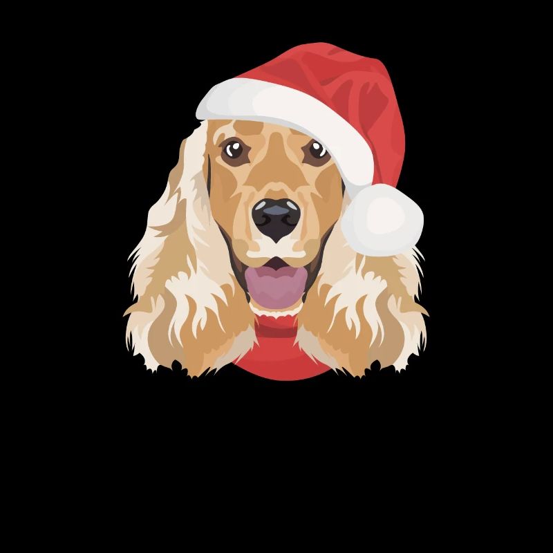 Deutsch Cocker Spaniel Merry Christmas