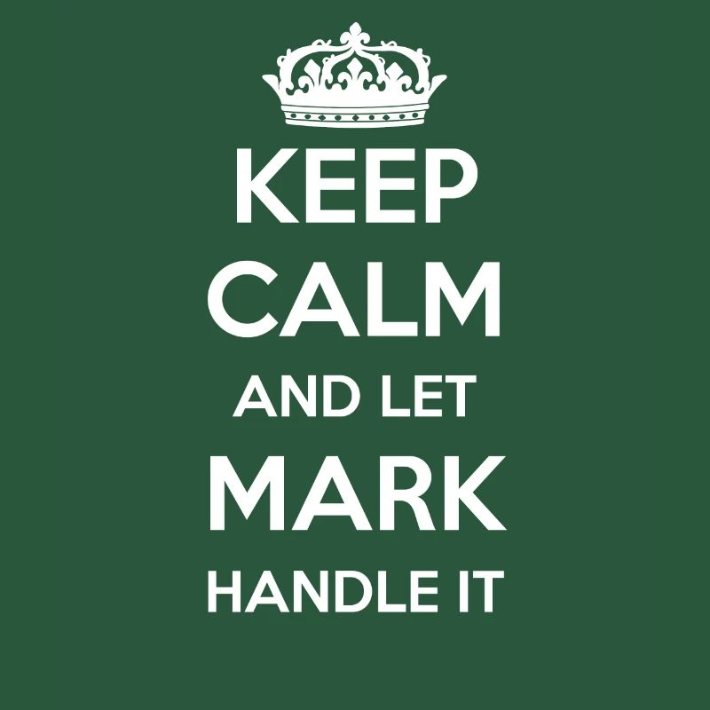 Keep Calm Handle It - First Name Name Funny Mark