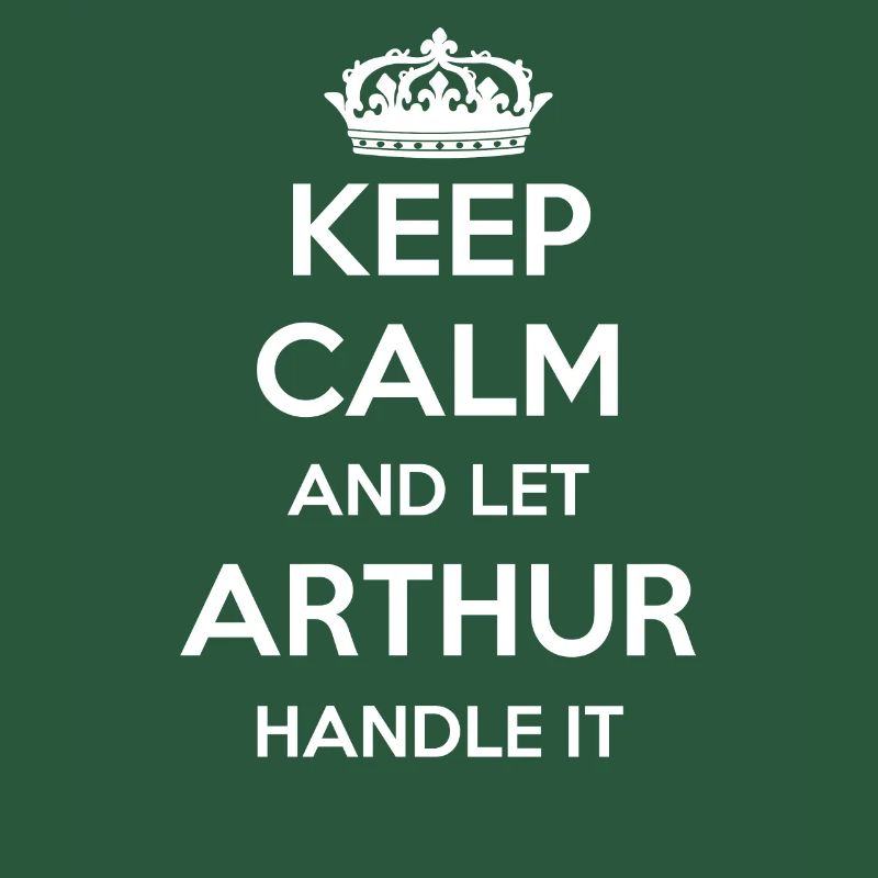 Keep Calm Handle It - First Name Surname Funny Arthur