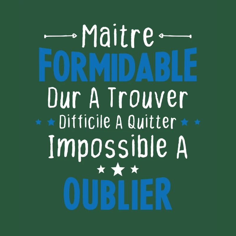 Maître Formidable Idée Cadeau Maître D'école