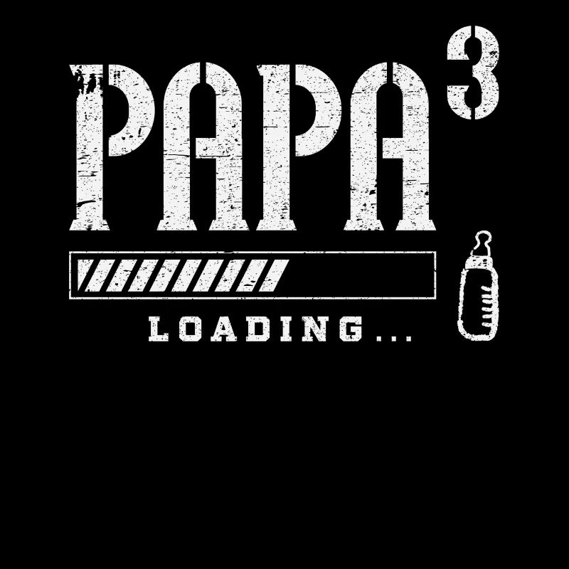 Werdender Papa, drittes Kind, Papa hoch 3 loading