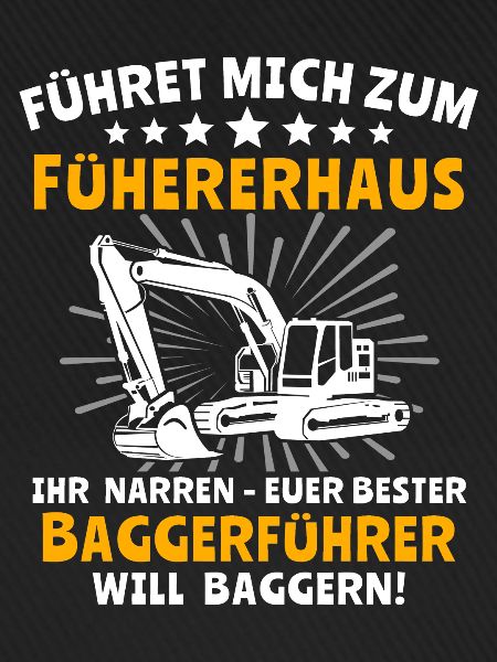 Baggerführer Bagger Baggerfahrer