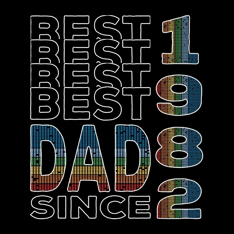 Bester Papa der Welt seit 1982 Vatertag