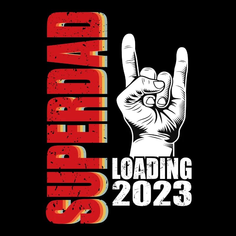 Daddy Loading Father Fathers Father's Day Rock n Roll