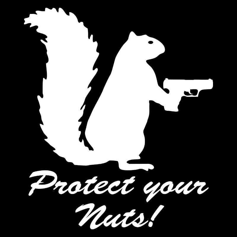Protect your Nuts Funny Theme Squirrel