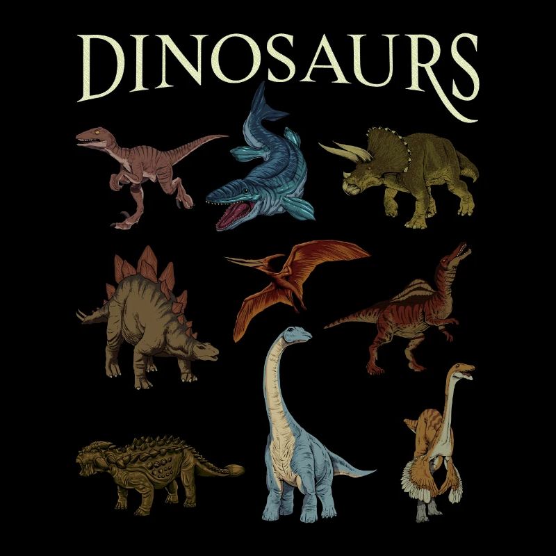 Verschiedene Dinosaurier