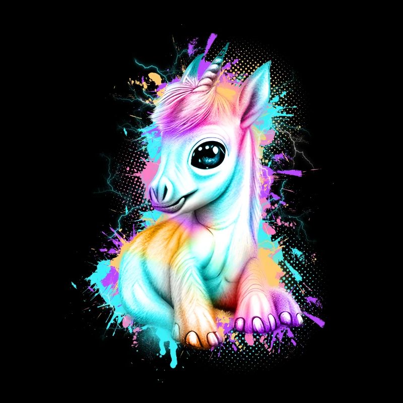 Einhorn Graffiti Bunt
