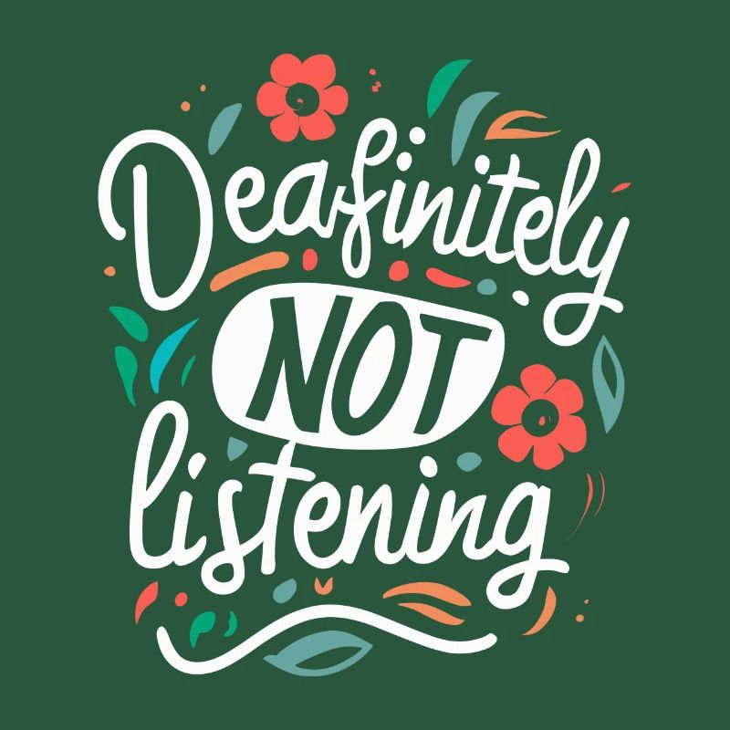 DEAFinitely Not Listening - Deaf Pride