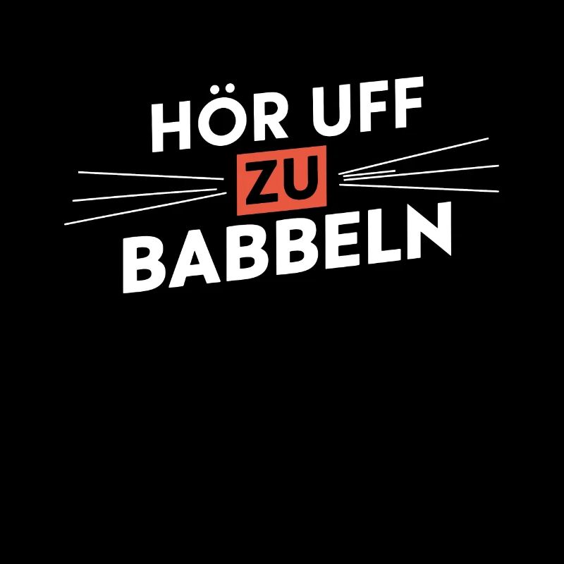 Stop Babbling Hessian Dialect Speeches