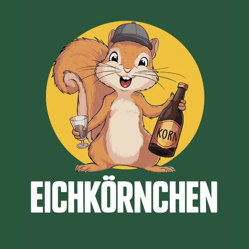 Eichkörnchen Eichhörnchen mit Korn