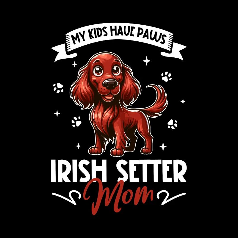 Irish Red Setter Mom