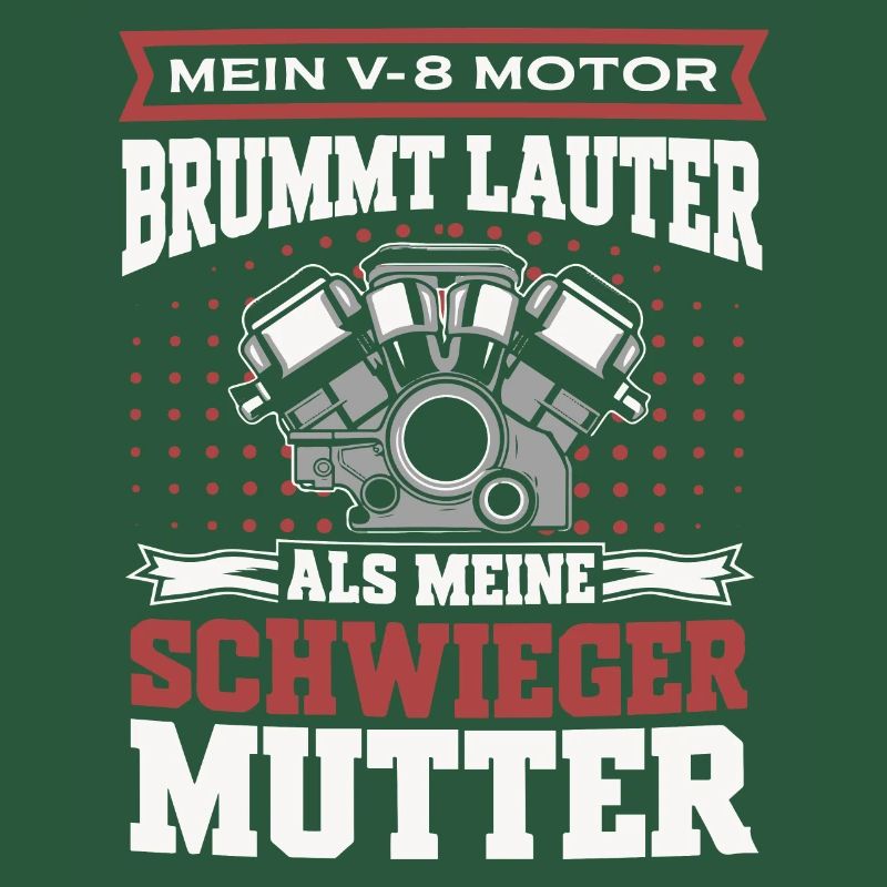 V8 Engine 8 Cylinder Displacement Car Tuning Tuner