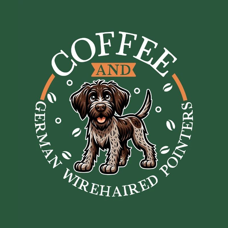 Kaffee und Deutsch Drahthaar