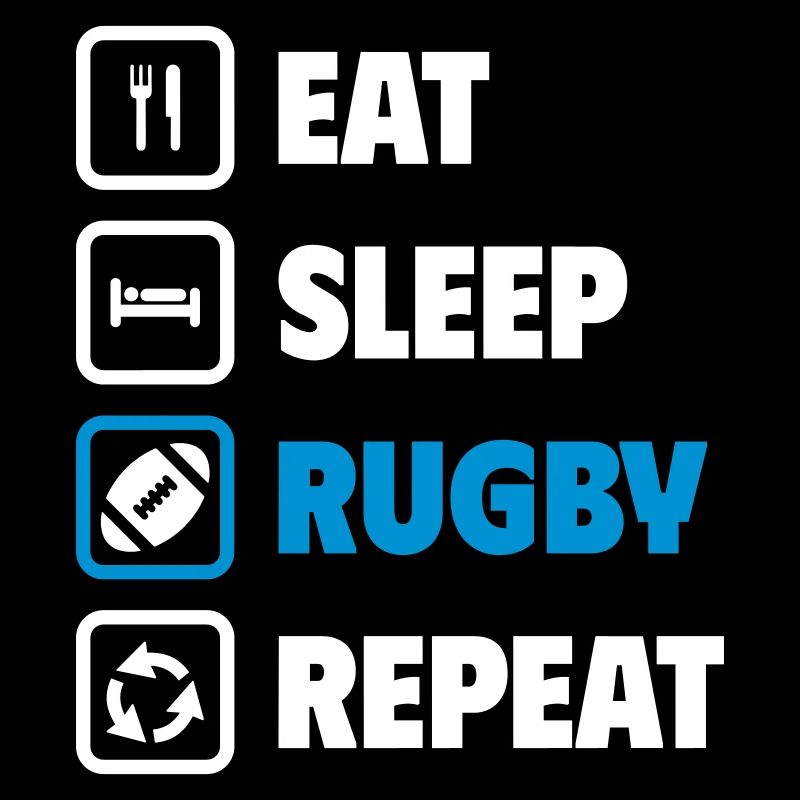 Manger dormir rugby répéter