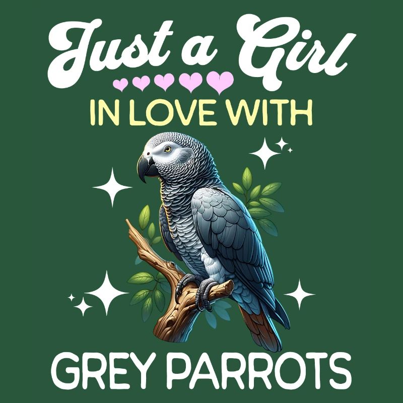 Graupapagei Mädchen Grey Parrot