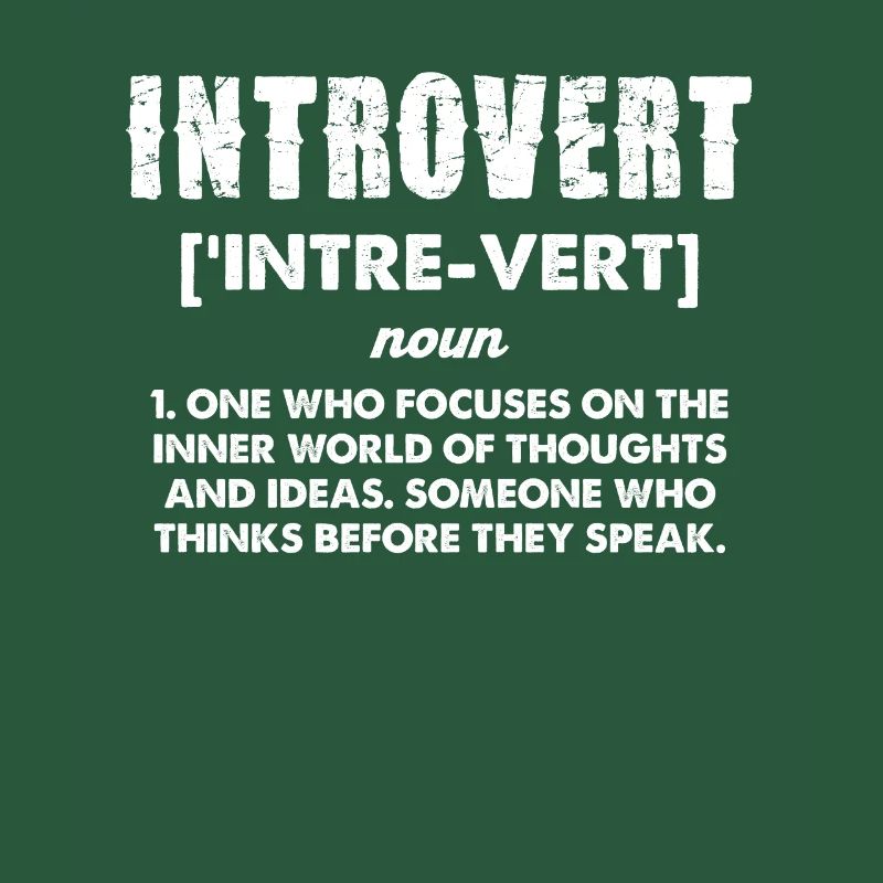 Introvert Definition Humor Statement