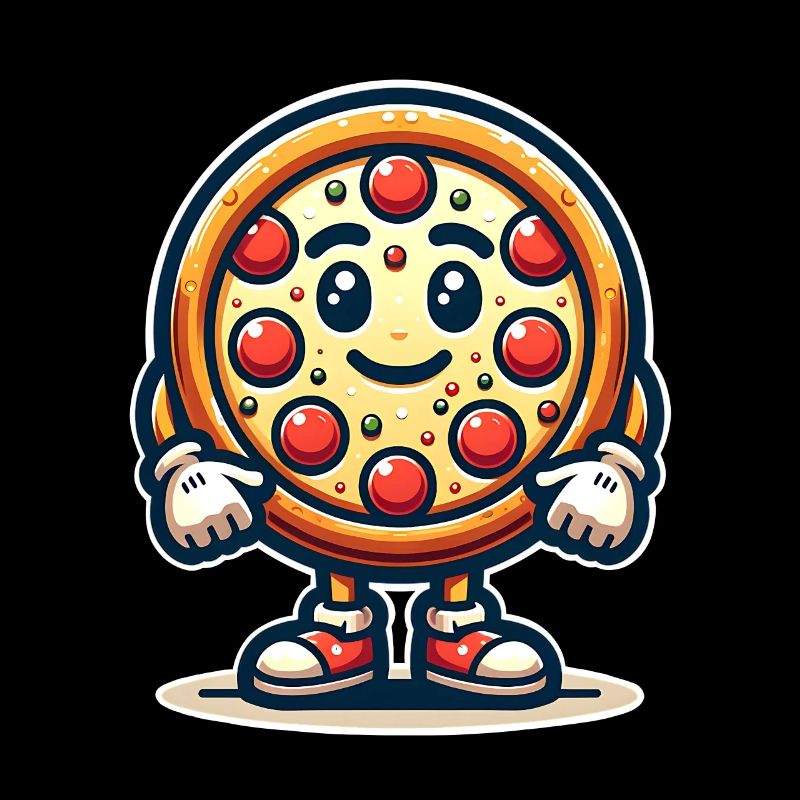 Mascotte de pizza