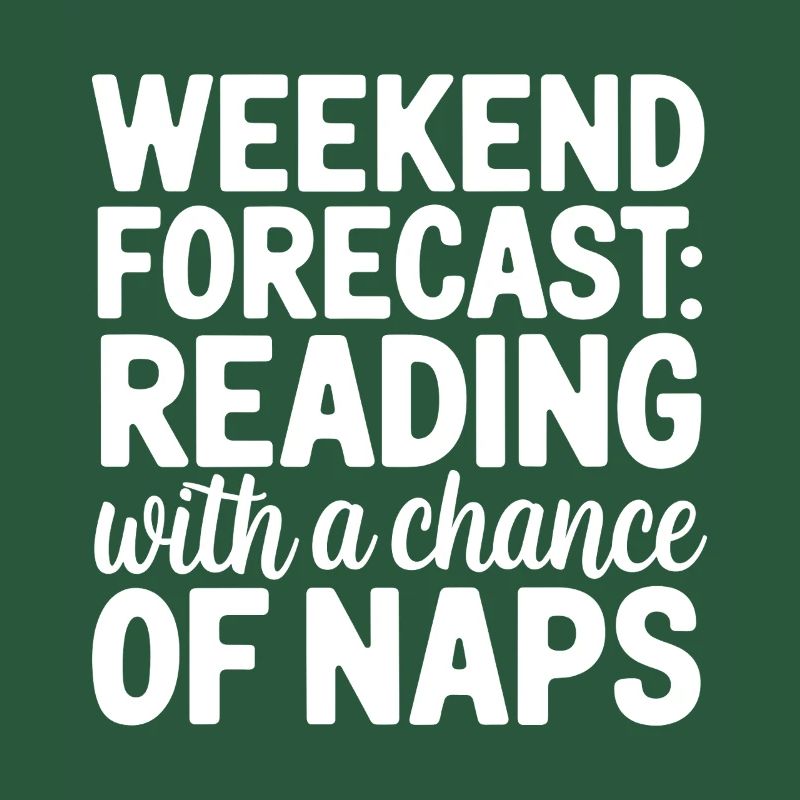 Wochenendvorhersage-Lesung mit der Möglichkeit eines Nickerchens