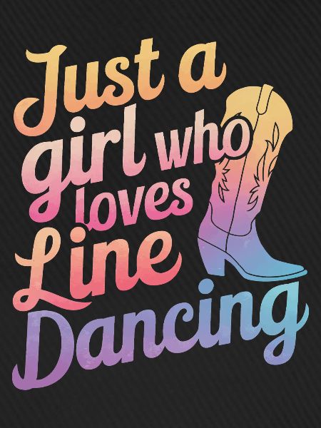 Line Dancing Dancing Dancers