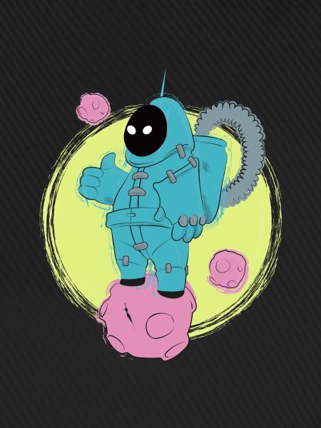 The good astronaut walking
