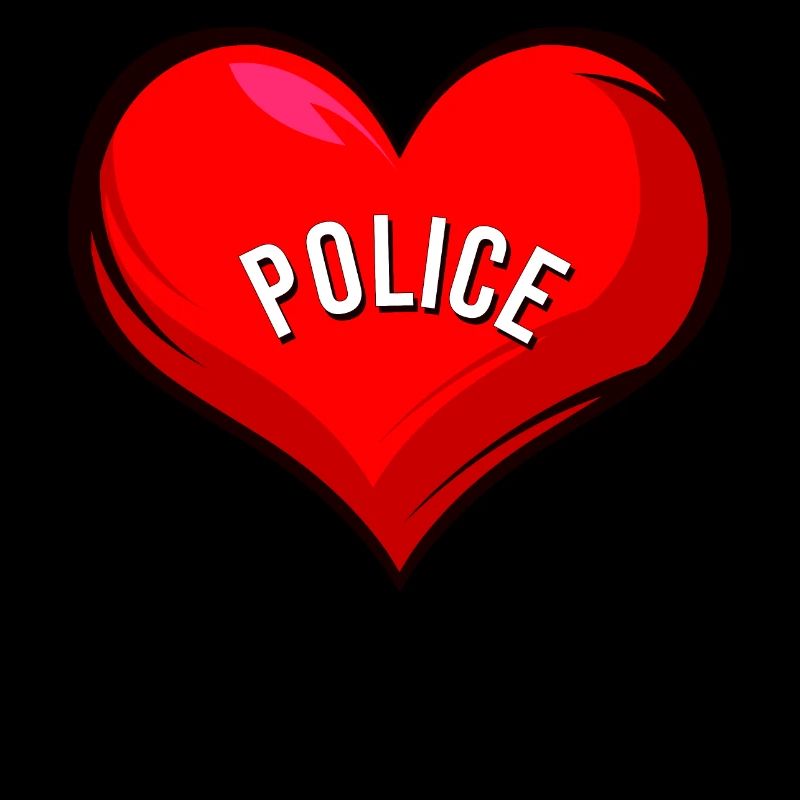 Polizei Herz Liebe