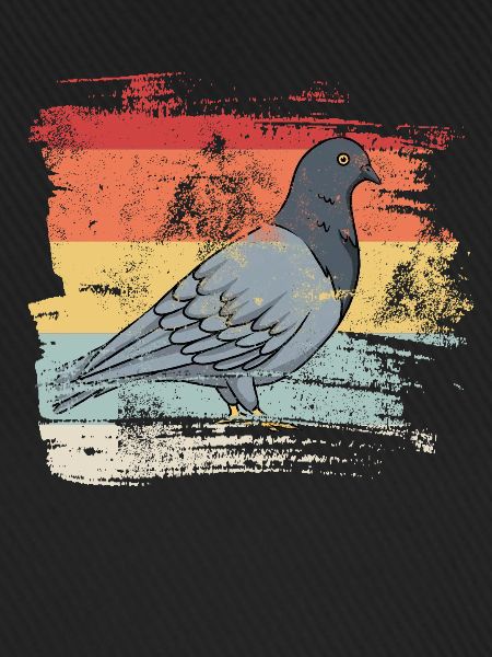 Retro Bird Pigeon