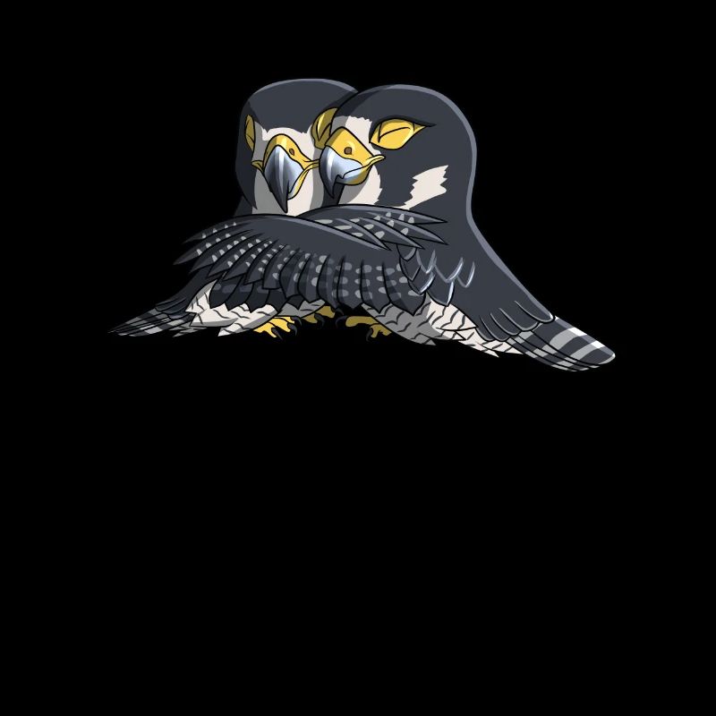 Vogel Wanderfalke