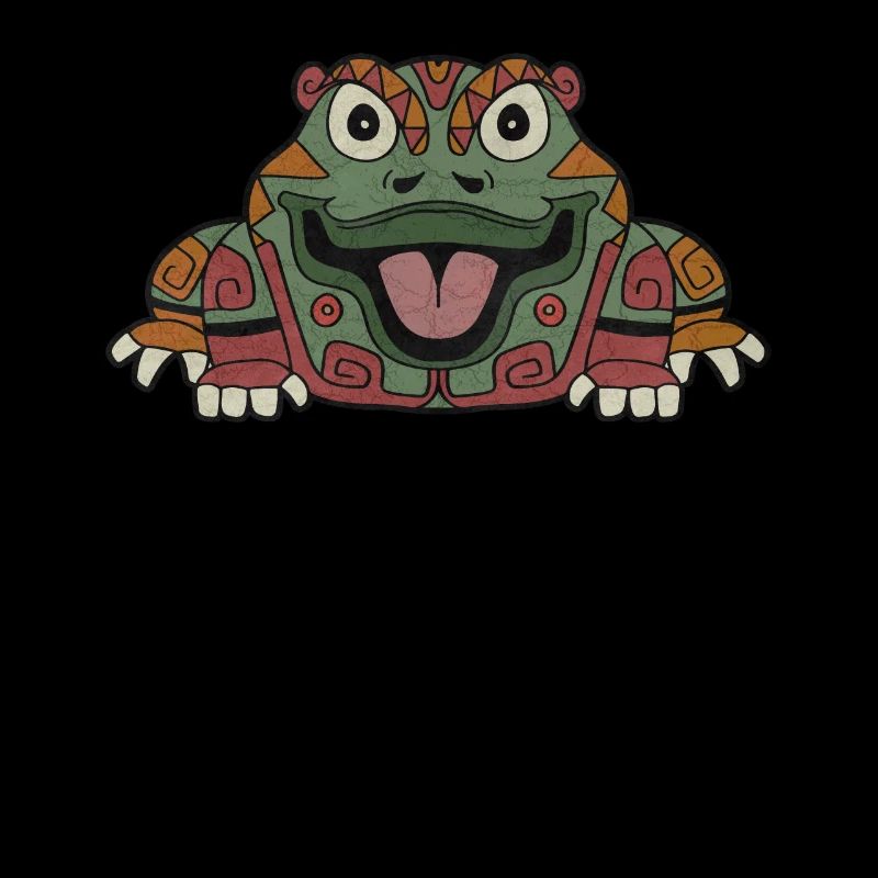 Aztec Frog Maya Inca Toltecs