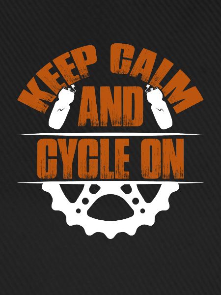 keep calm fahrrad