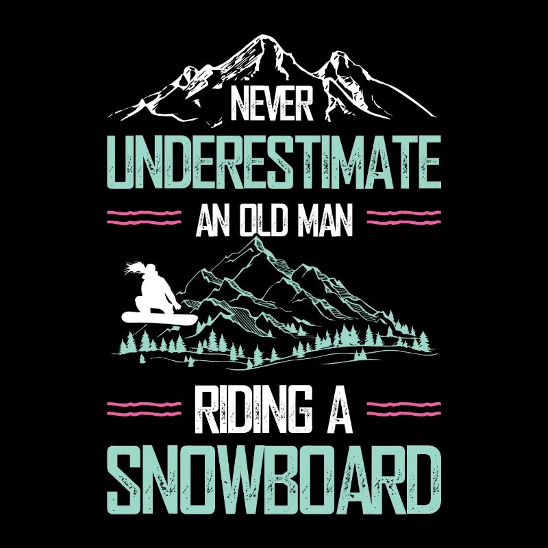 Snowboarder Old Man