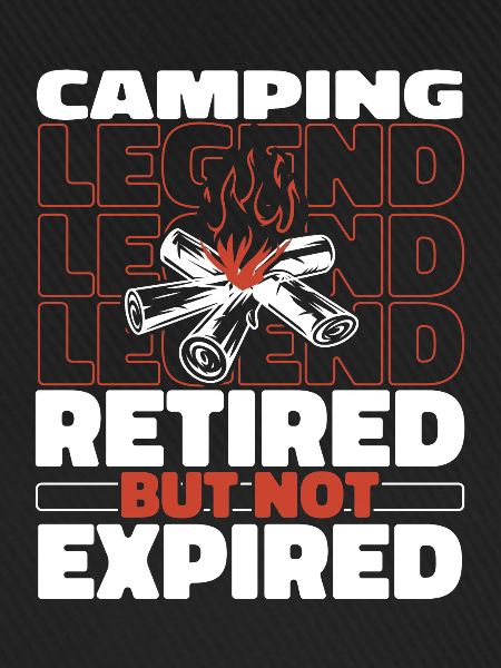 Retired camping tent