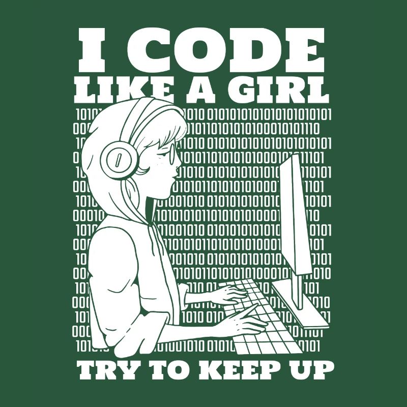 Developer Coder Programmer Girl