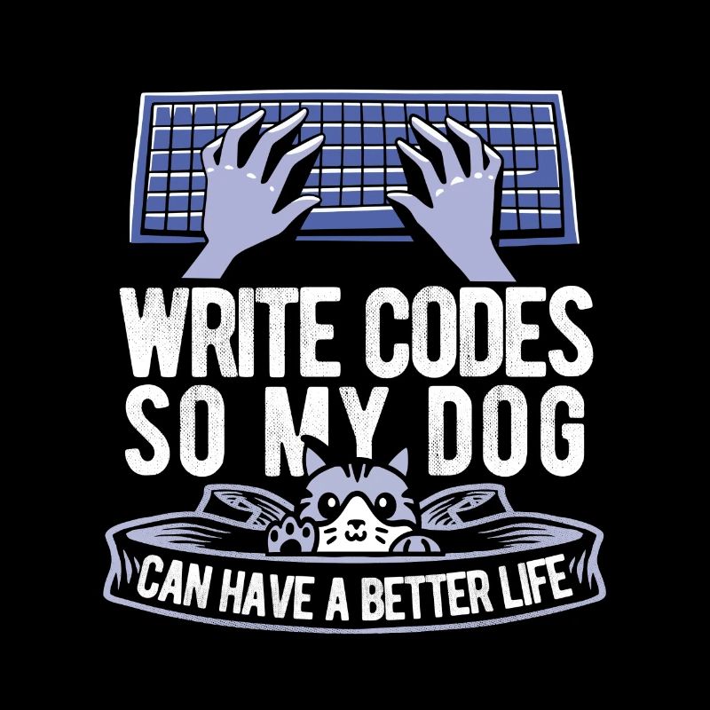 Developer Coder Programmer Cat